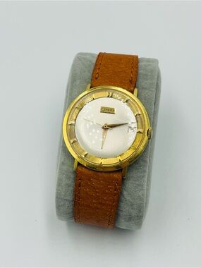 Rare Vintage Opera Automatic Watch Swiss ETA 2452 Date Gold Field Men's
